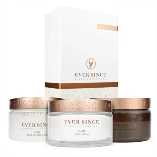 Ever Since Spa Trio Gift Set: 100% Pure Dead Sea Mud Mask, Salt Scrub & Body