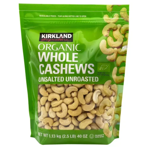 Kirkland Signature Organic Cashews, 1.13kg