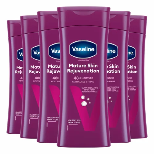 Vaseline Mature Skin Rejuvenation Lotion, 6 x 400ml